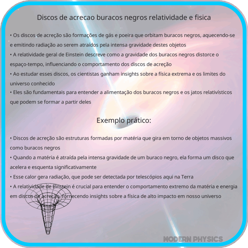 Discos de Acreção | Buracos Negros, Relatividade e Física
