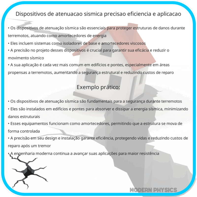 Dispositivos de Atenuação Sísmica: Precisão, Eficiência e Aplicação