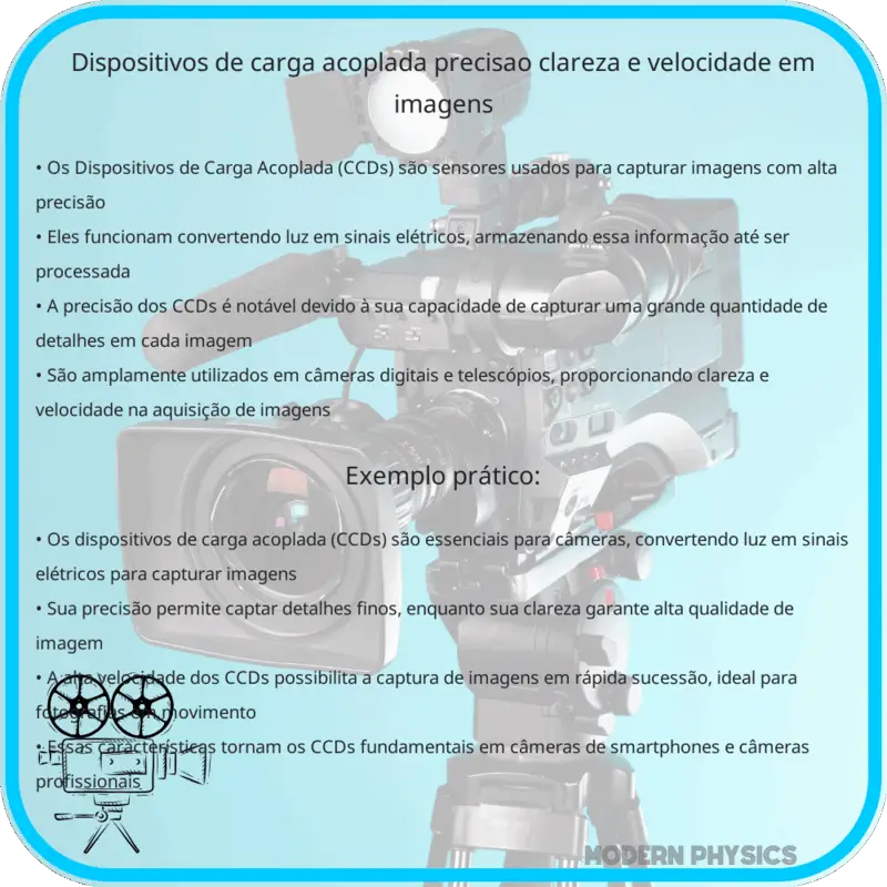 Dispositivos de Carga Acoplada | Precisão, Clareza e Velocidade em Imagens