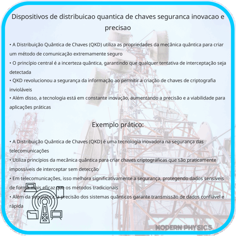 Dispositivos de Distribuição Quântica de Chaves | Segurança, Inovação e Precisão