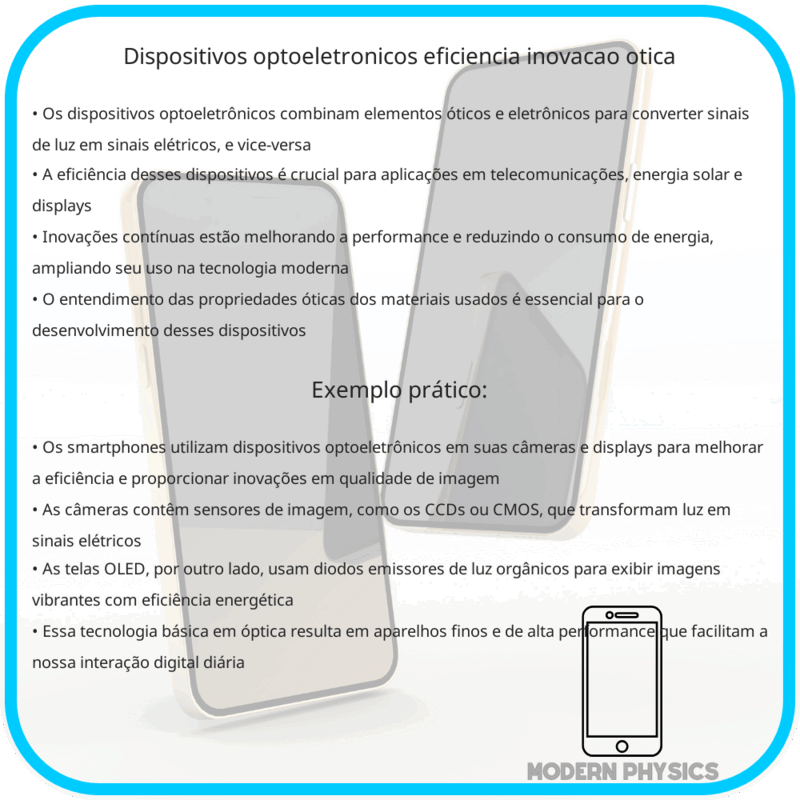 Dispositivos Optoeletrônicos | Eficiência, Inovação & Ótica