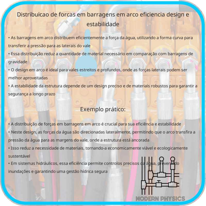 Distribuição de Forças em Barragens em Arco | Eficiência, Design e Estabilidade