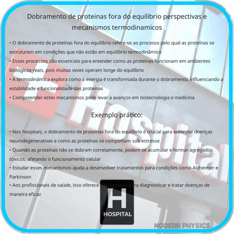 Dobramento de Proteínas Fora do Equilíbrio | Perspectivas e Mecanismos Termodinâmicos