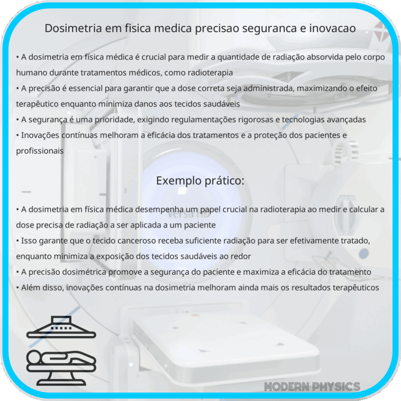 Dosimetria em Física Médica | Precisão, Segurança e Inovação
