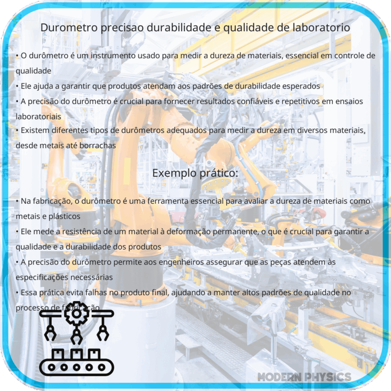 Durômetro | Precisão, Durabilidade e Qualidade de Laboratório