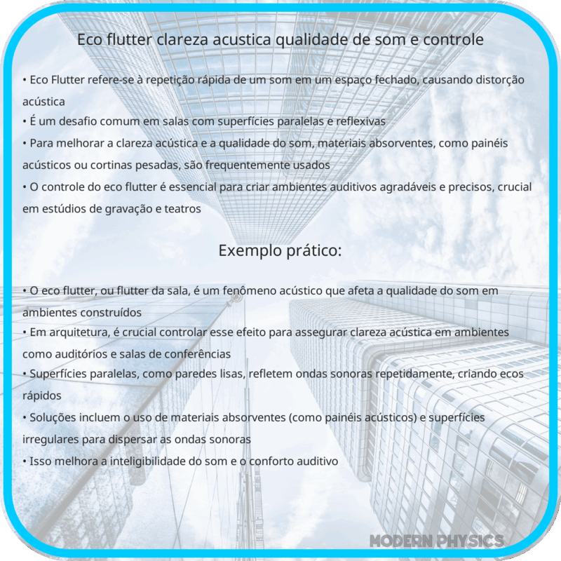 Eco Flutter | Clareza Acústica, Qualidade de Som e Controle