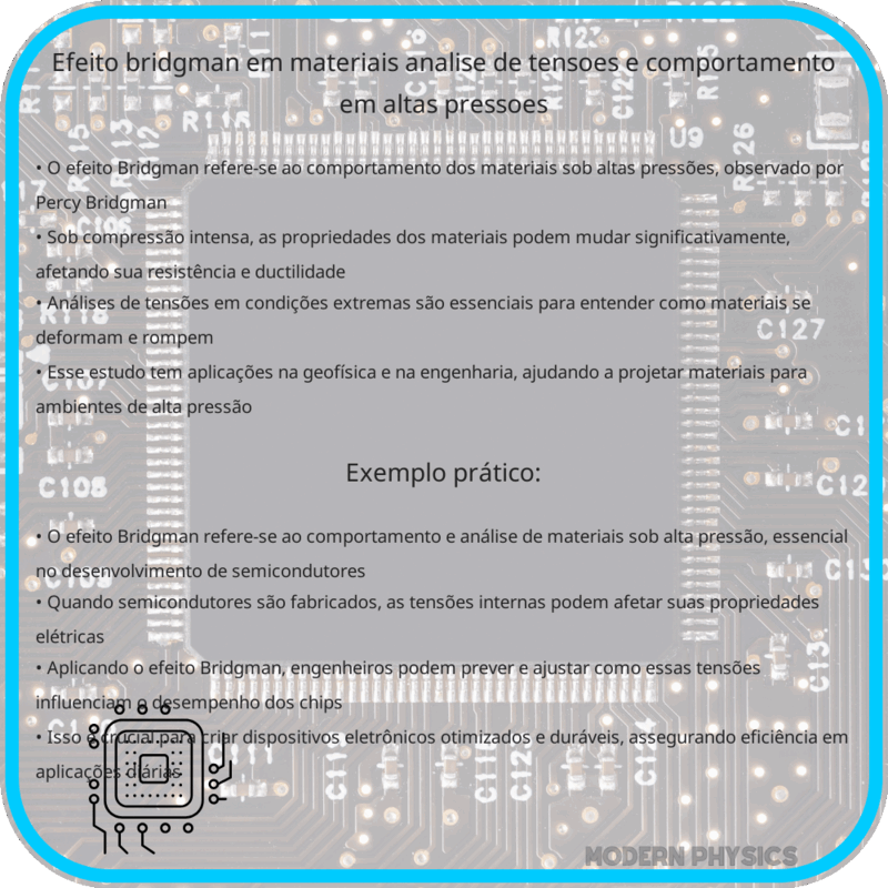 Efeito Bridgman em Materiais | Análise de Tensões e Comportamento em Altas Pressões