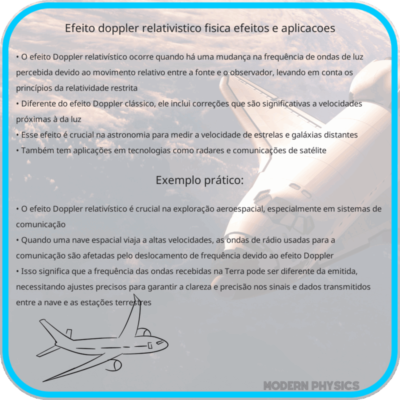 Efeito Doppler Relativístico | Física, Efeitos e Aplicações