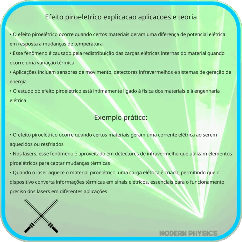 Efeito Piroelétrico | Explicação, Aplicações e Teoria