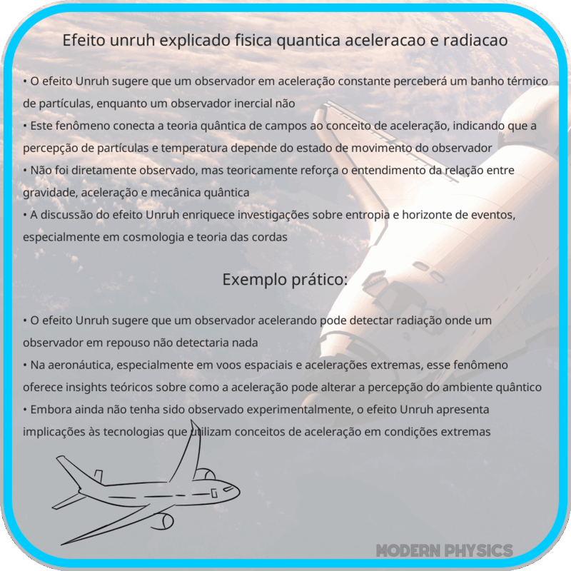 Efeito Unruh Explicado | Física Quântica, Aceleração e Radiação