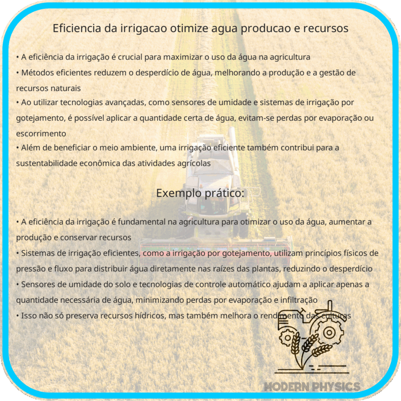 Eficiência da Irrigação | Otimize Água, Produção e Recursos