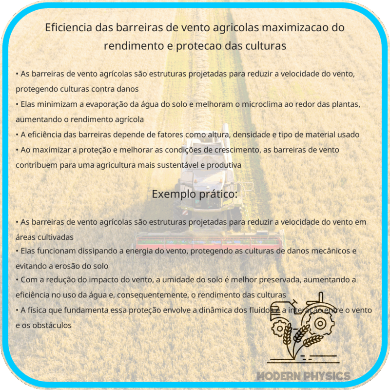 Eficiência das Barreiras de Vento Agrícolas | Maximização do Rendimento e Proteção das Culturas