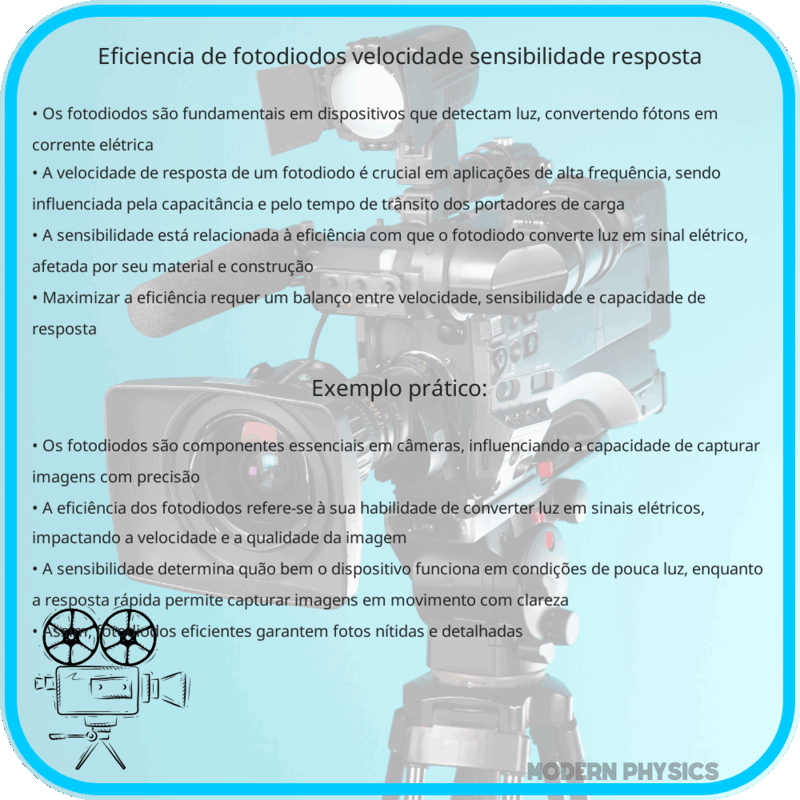Eficiência de Fotodiodos | Velocidade, Sensibilidade & Resposta
