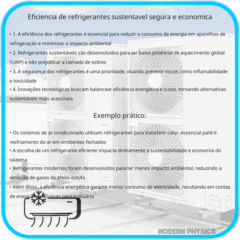 Eficiência de Refrigerantes: Sustentável, Segura e Econômica