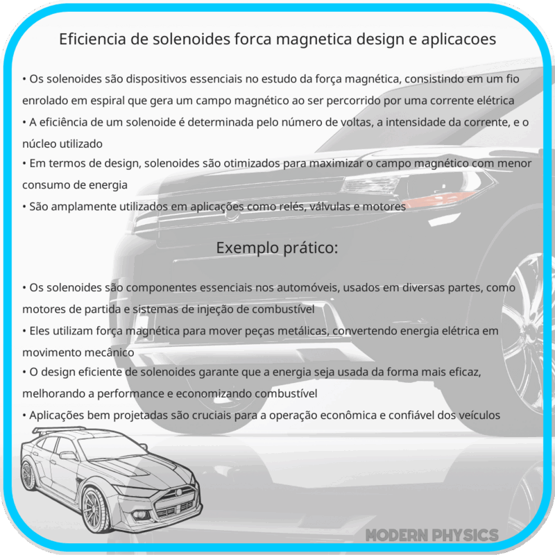 Eficiência de Solenoides | Força Magnética, Design e Aplicações