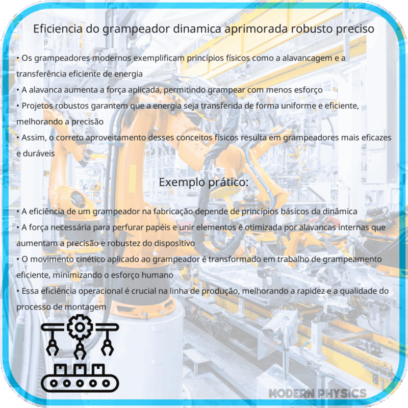 Eficiência do Grampeador | Dinâmica Aprimorada, Robusto & Preciso