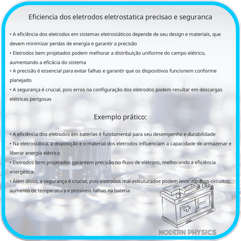 Eficiência dos Eletrodos | Eletrostática, Precisão e Segurança