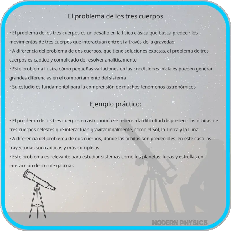 El problema de los tres cuerpos