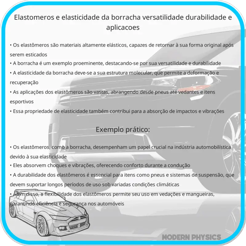 Elastômeros e Elasticidade da Borracha | Versatilidade, Durabilidade e Aplicações