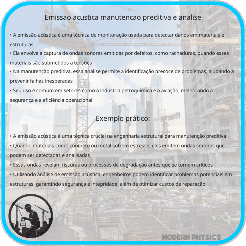 Emissão Acústica | Manutenção Preditiva e Análise