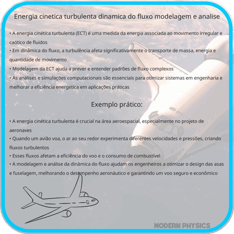Energia Cinética Turbulenta | Dinâmica do Fluxo, Modelagem e Análise
