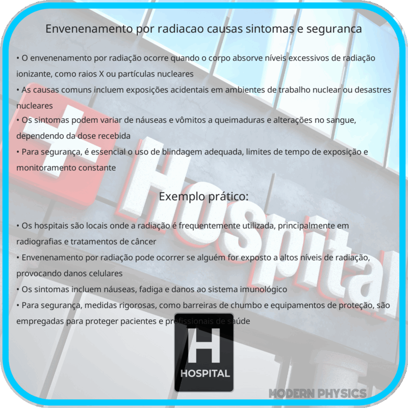 Envenenamento por Radiação | Causas, Sintomas e Segurança