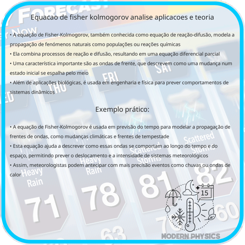 Equação de Fisher-Kolmogorov | Análise, Aplicações e Teoria