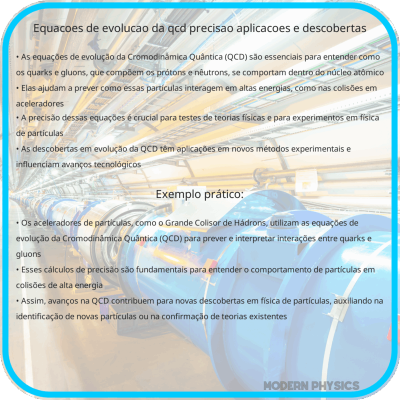 Equações de Evolução da QCD: Precisão, Aplicações e Descobertas