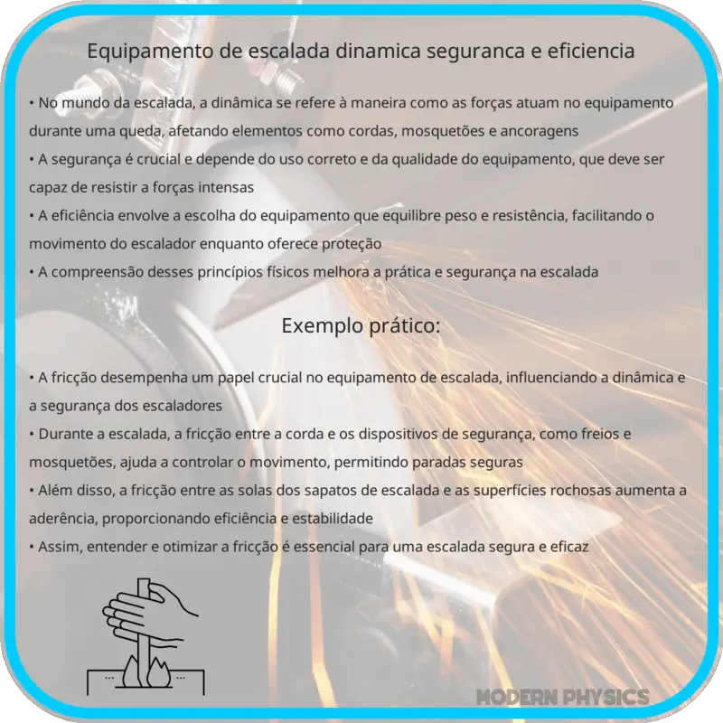 Equipamento de Escalada | Dinâmica, Segurança e Eficiência