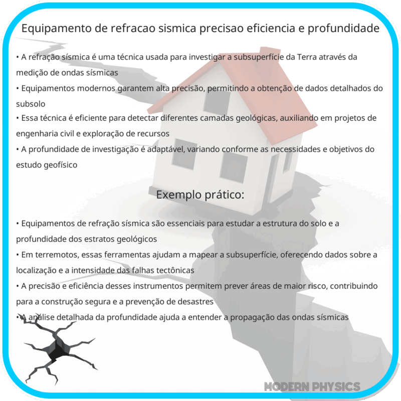 Equipamento de Refração Sísmica | Precisão, Eficiência e Profundidade