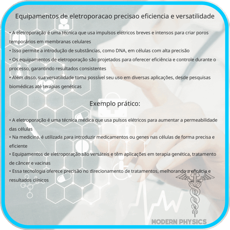 Equipamentos de Eletroporação | Precisão, Eficiência e Versatilidade