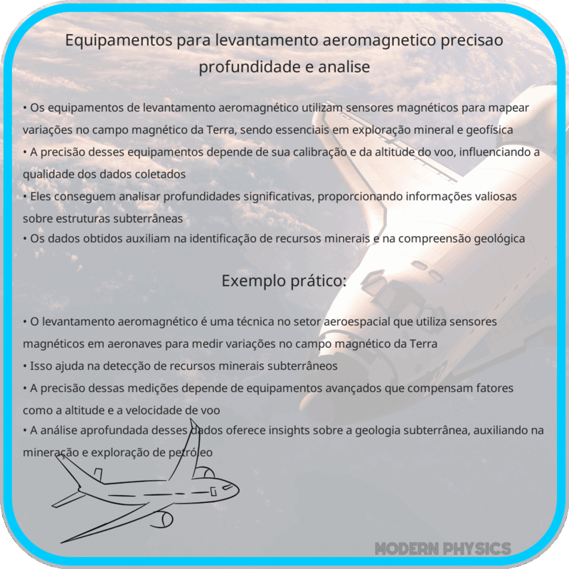 Equipamentos para Levantamento Aeromagnético | Precisão, Profundidade e Análise