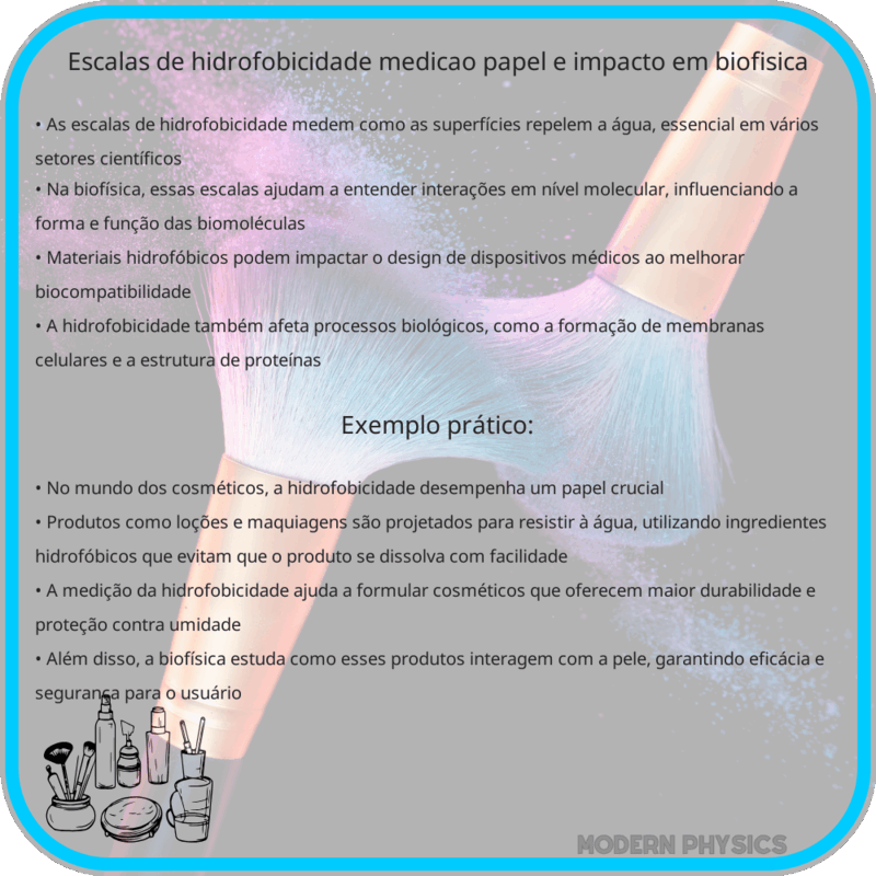 Escalas de Hidrofobicidade | Medição, Papel e Impacto em Biofísica