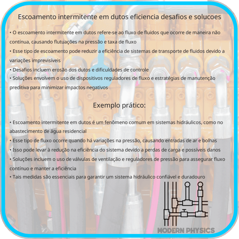 Escoamento Intermitente em Dutos | Eficiência, Desafios e Soluções