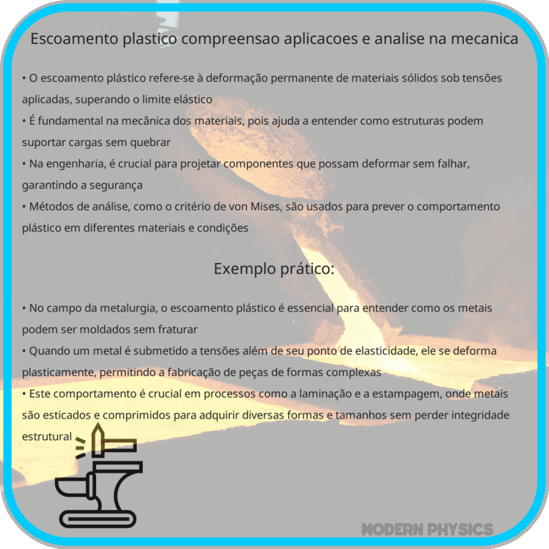 Escoamento Plástico | Compreensão, Aplicações e Análise na Mecânica