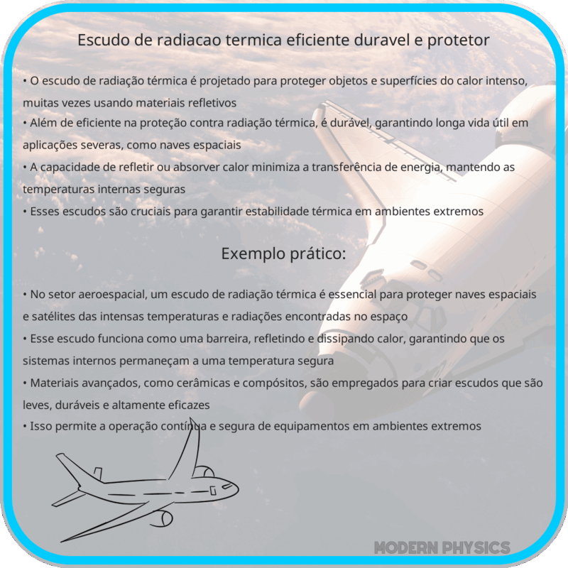 Escudo de Radiação Térmica | Eficiente, Durável e Protetor