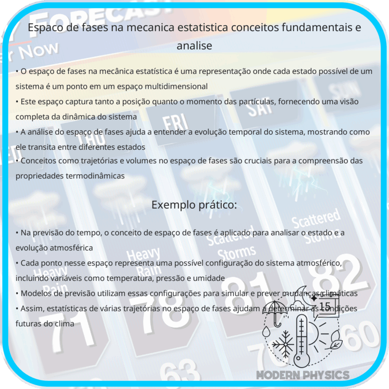 Espaço de Fases na Mecânica Estatística | Conceitos Fundamentais e Análise