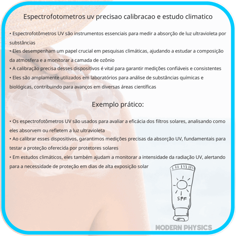 Espectrofotômetros UV | Precisão, Calibração e Estudo Climático