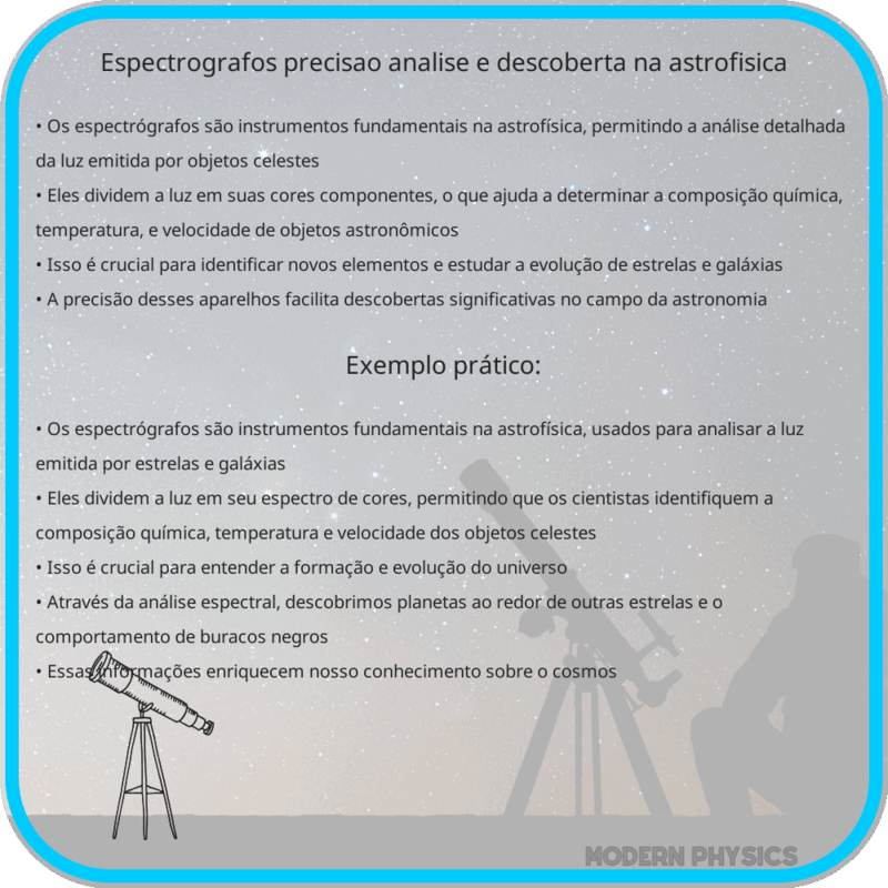 Espectrógrafos | Precisão, Análise e Descoberta na Astrofísica