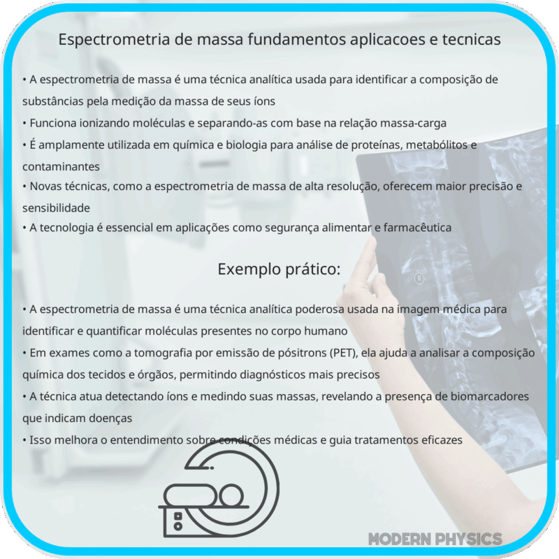 Espectrometria de Massa | Fundamentos, Aplicações e Técnicas