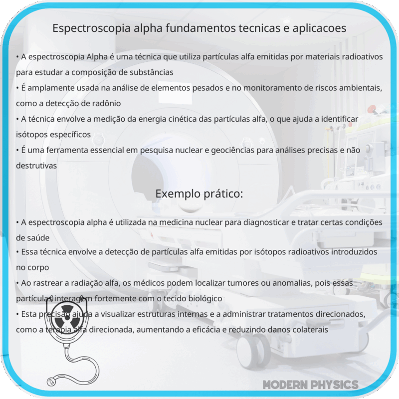 Espectroscopia Alpha: Fundamentos, Técnicas e Aplicações