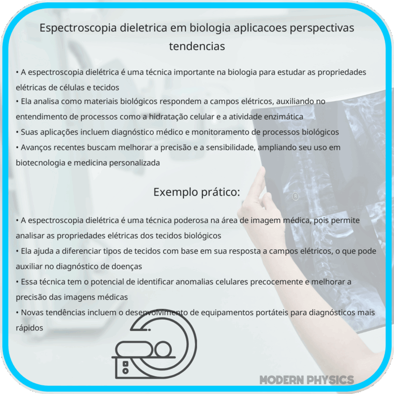 Espectroscopia Dielétrica em Biologia | Aplicações, Perspectivas & Tendências