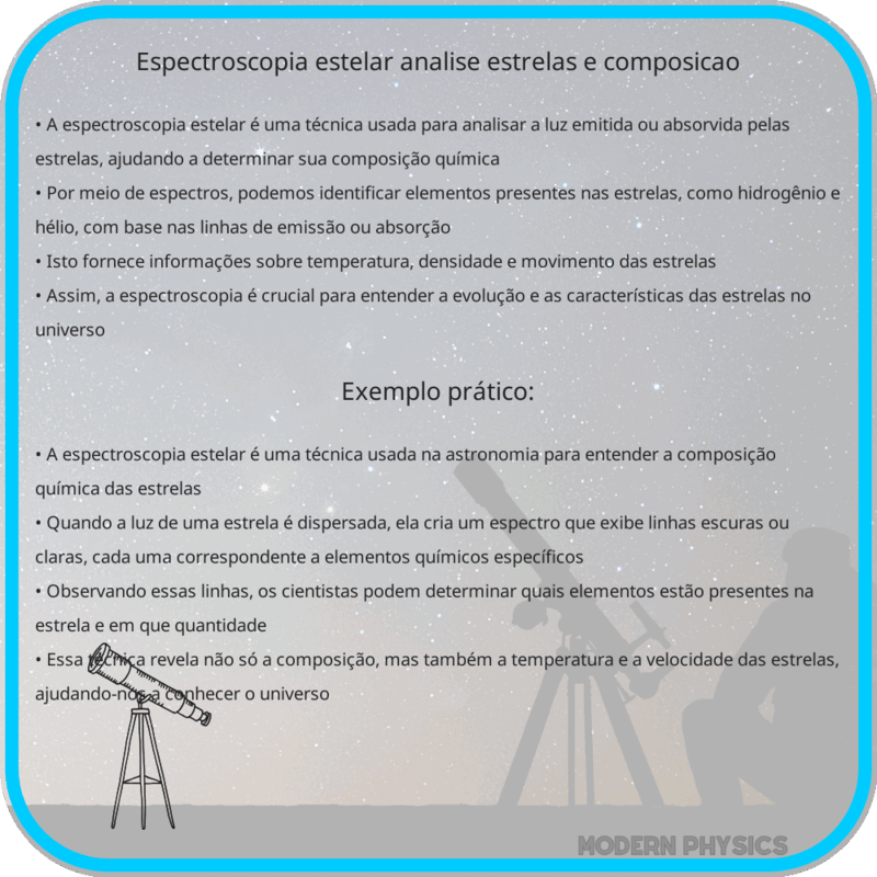 Espectroscopia Estelar | Análise, Estrelas e Composição