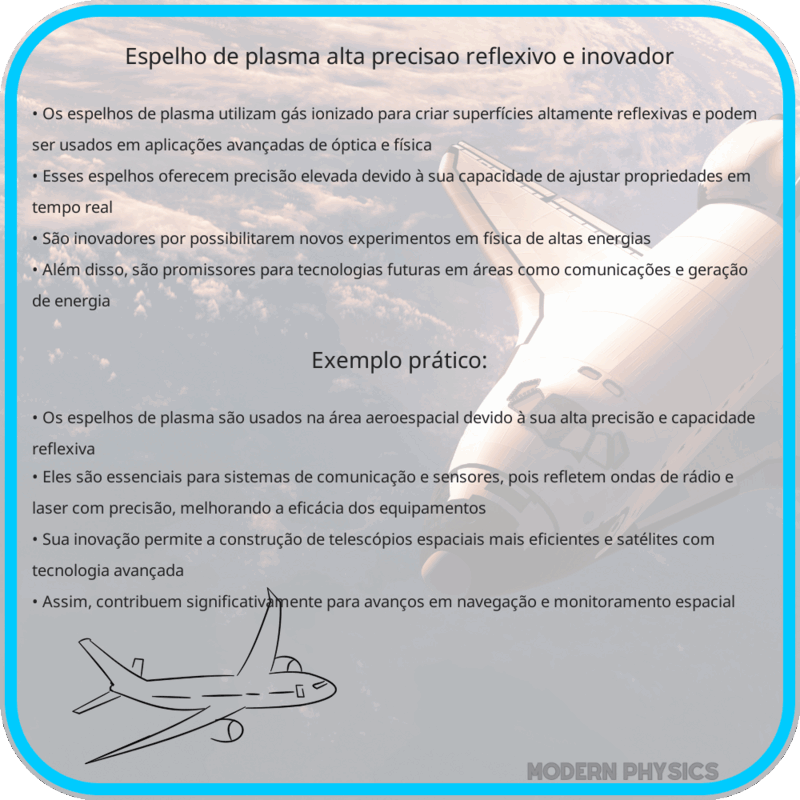 Espelho de Plasma | Alta Precisão, Reflexivo e Inovador