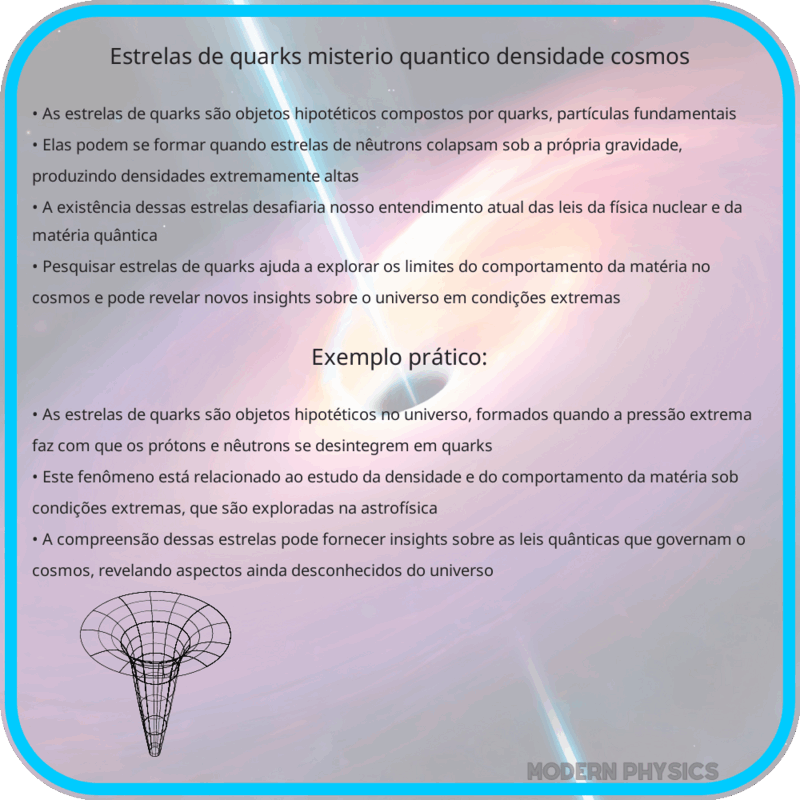Estrelas de Quarks | Mistério Quântico, Densidade & Cosmos