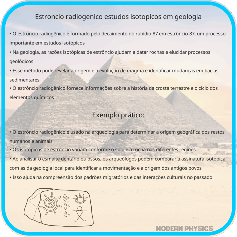 Estrôncio Radiogênico | Estudos Isotópicos em Geologia