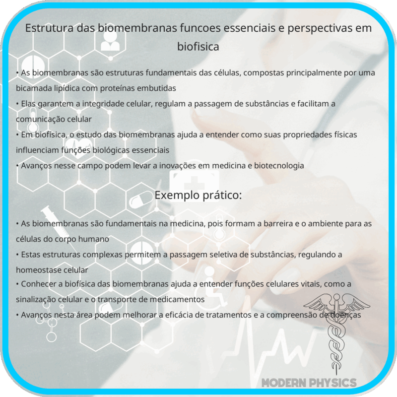 Estrutura das Biomembranas | Funções Essenciais e Perspectivas em Biofísica