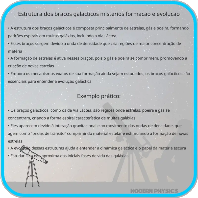 Estrutura dos Braços Galácticos | Mistérios, Formação e Evolução