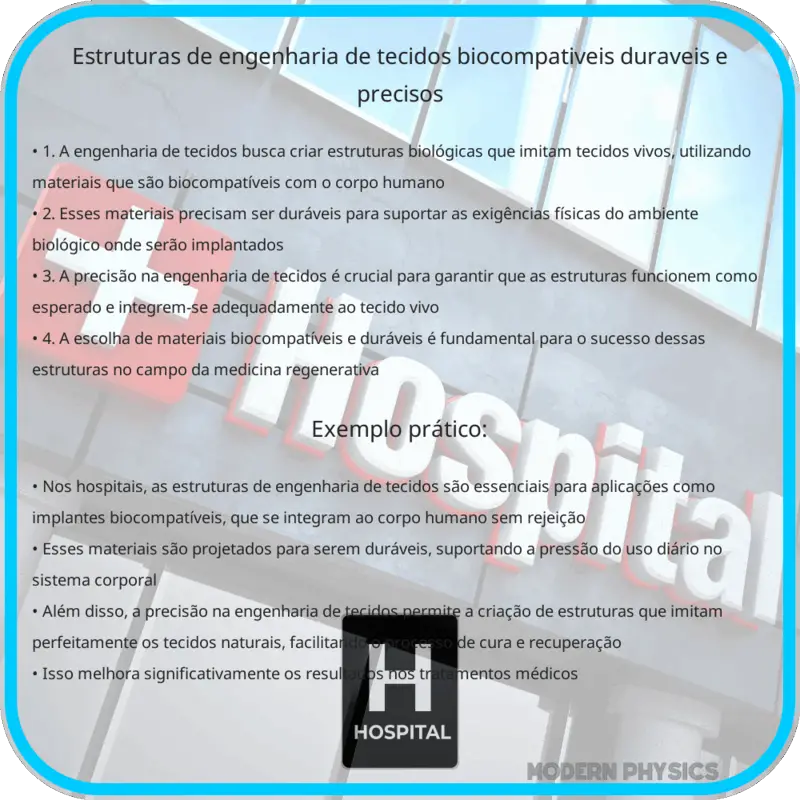 Estruturas de Engenharia de Tecidos | Biocompatíveis, Duráveis e Precisos