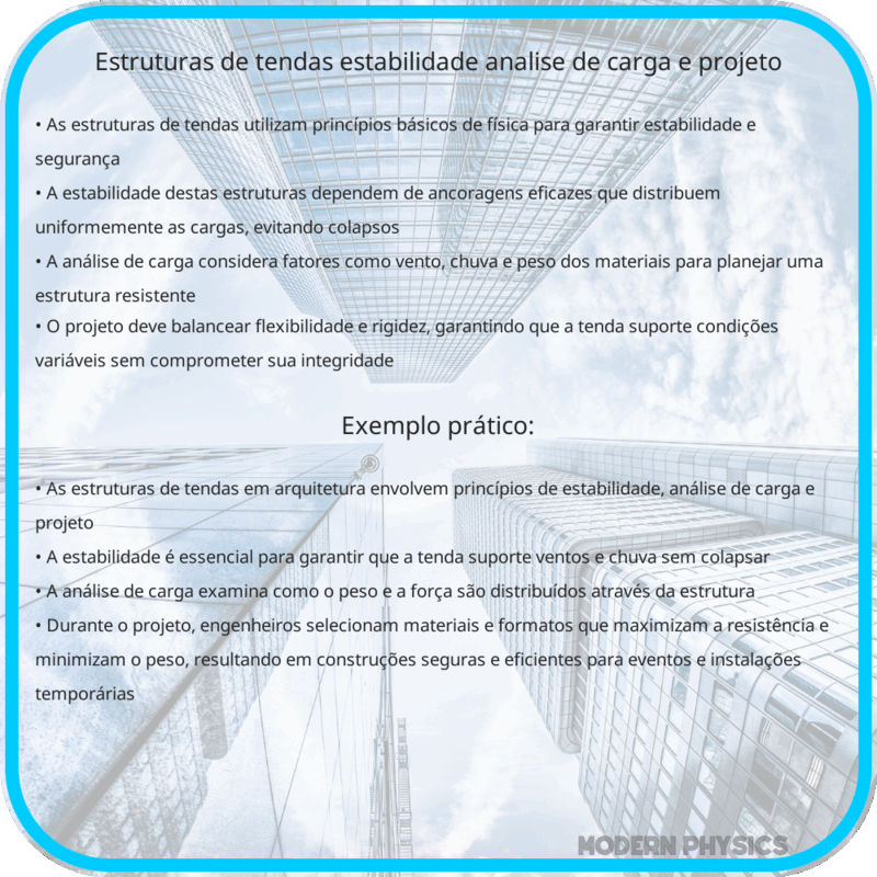 Estruturas de Tendas | Estabilidade, Análise de Carga e Projeto